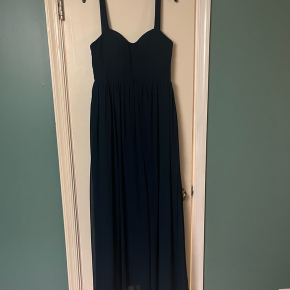 Elegant Navy Blue Maxi Dress from Azazie *Make an Offer or Bundle* - Picture 3 of 7